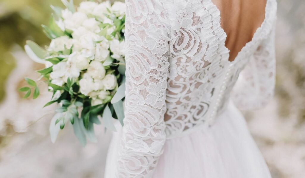 Une robe de mariée