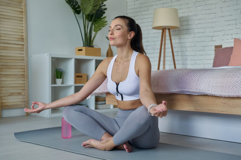 Sport à la maison grâce à une appli