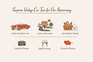 rent vintage car tour surprise