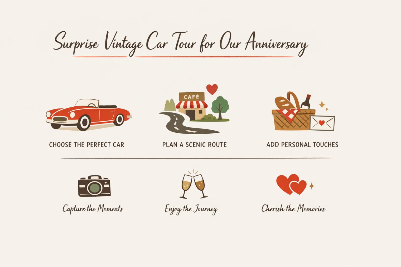 rent vintage car tour surprise